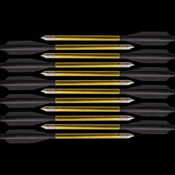 Man Kung 6.5 inch aluminium crossbow bolts 12-pack