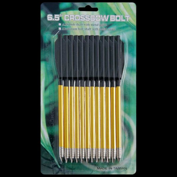 Man Kung 6.5 inch aluminium crossbow bolts 12-pack - Image 3