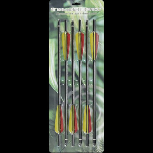 Man Kung 16 inch aluminium crossbow bolts 6-pack - Image 2