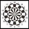 Man Kung paper target face Darts