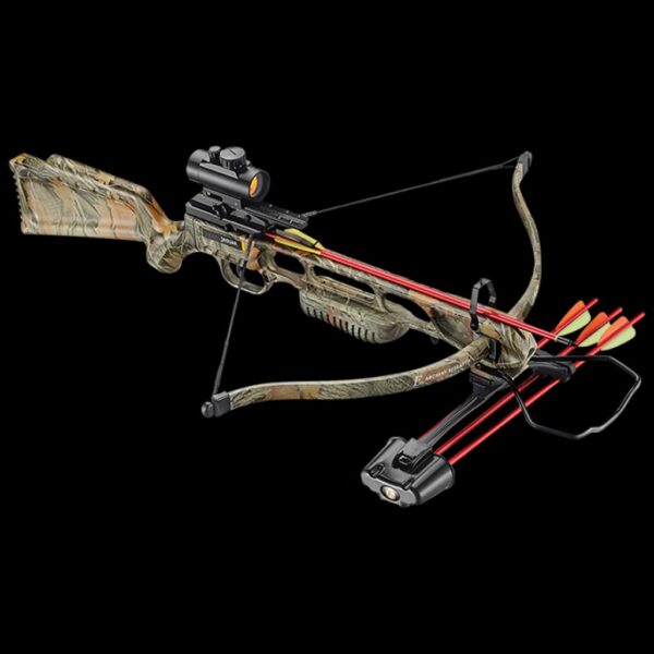 EK Archery Jag I Deluxe Recurve Crossbow - 175lbs Spring Camo