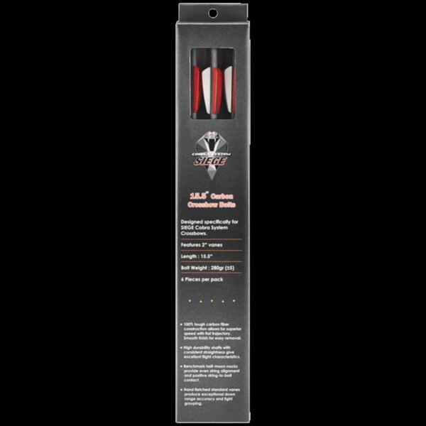 6 Pack of EK Archery Siege Bolts