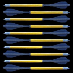 Man Kung 6,5 inch aluminium crossbow bolts 10-pack for MK-TCS3 Sobek