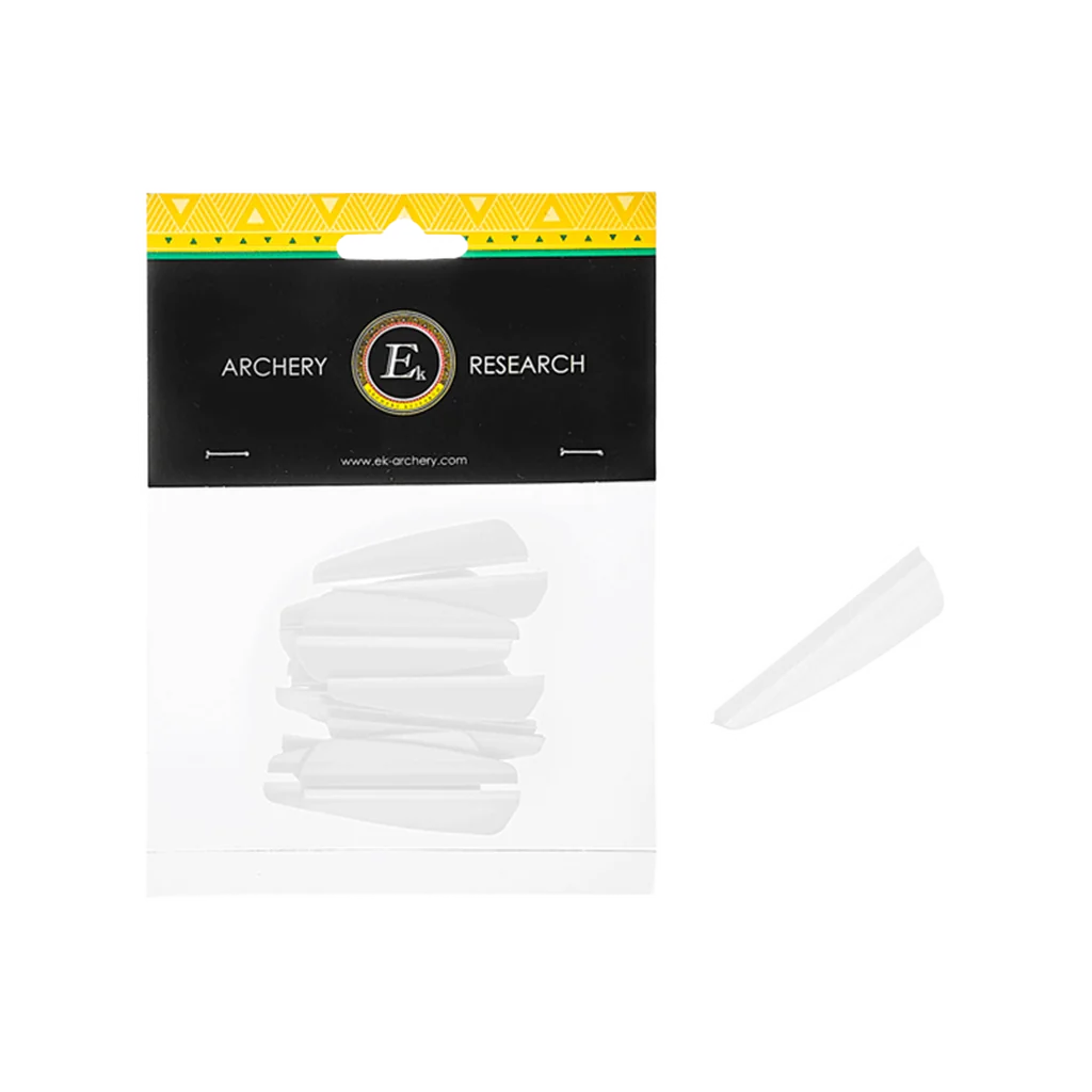 EK Archery White Vanes - Pack of 20