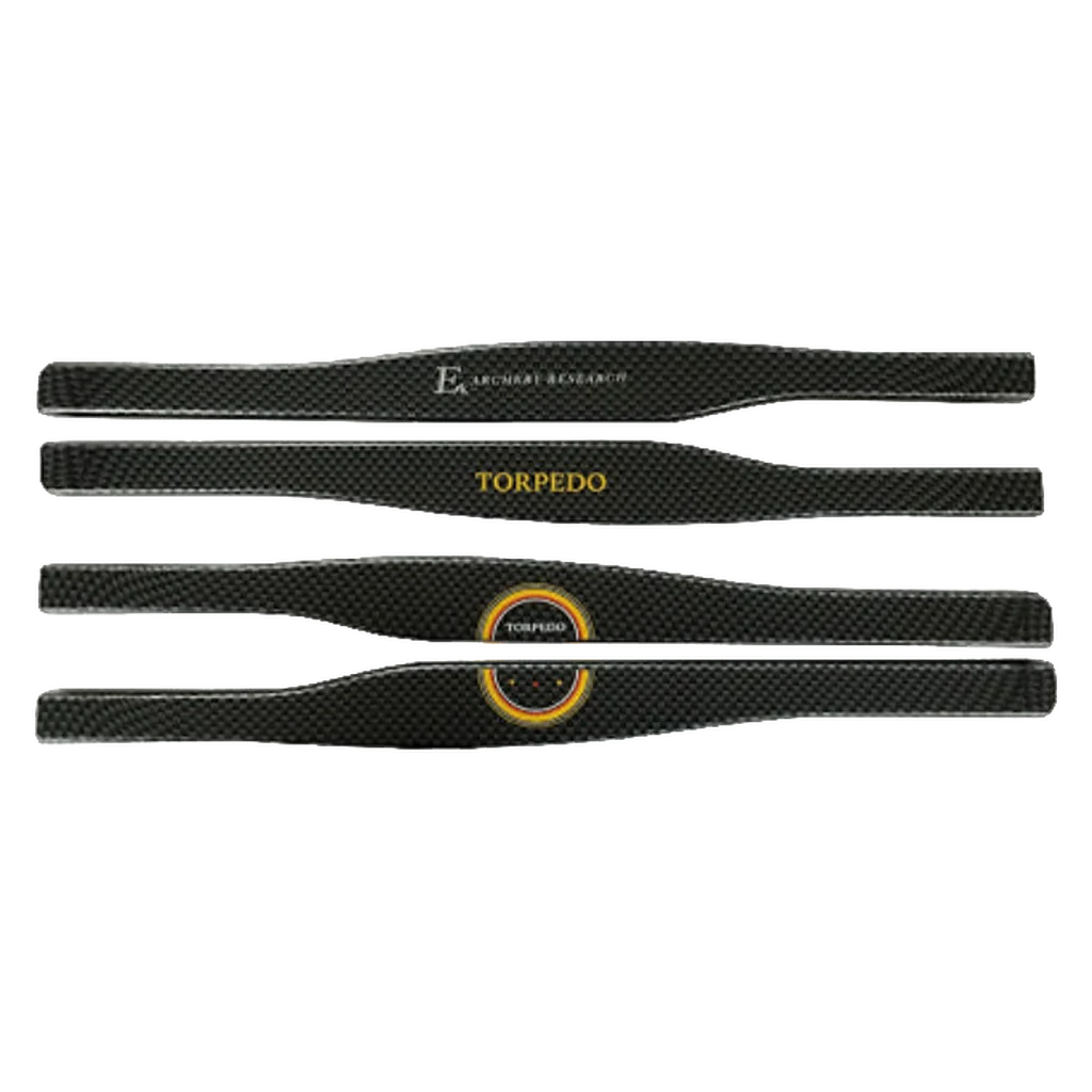 EK Archery Torpedo Limb Set - 185 lb - Carbon Dipped