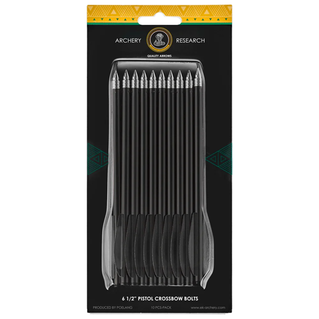 EK Archery Pistol Bolts - 10 Pack - Plastic