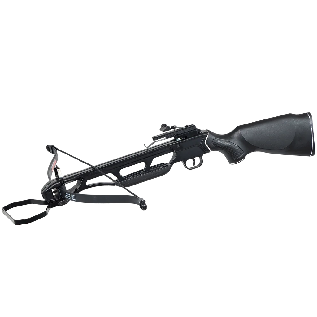 Man Kung Recurve Crossbow Black - 150 LBS/210 FPS