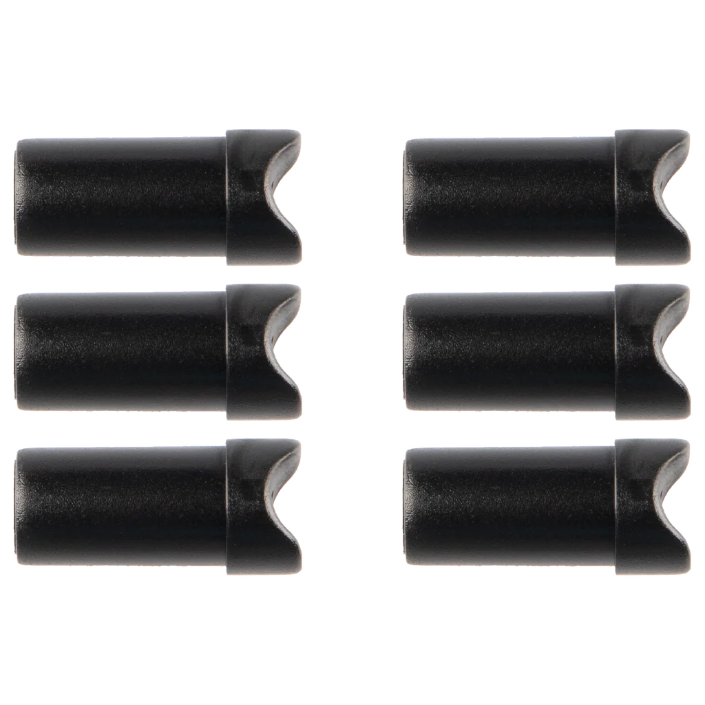 Man Kung nocks for 16 inch aluminium bolts 6-pack