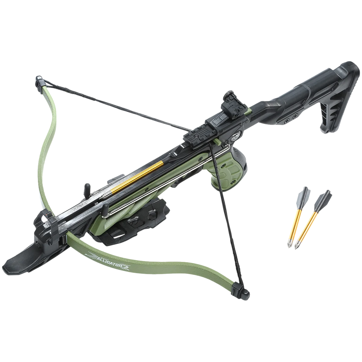 Man Kung Alligator Plus recurve pistol crossbow - 80 LBS/185 FPS - Image 2