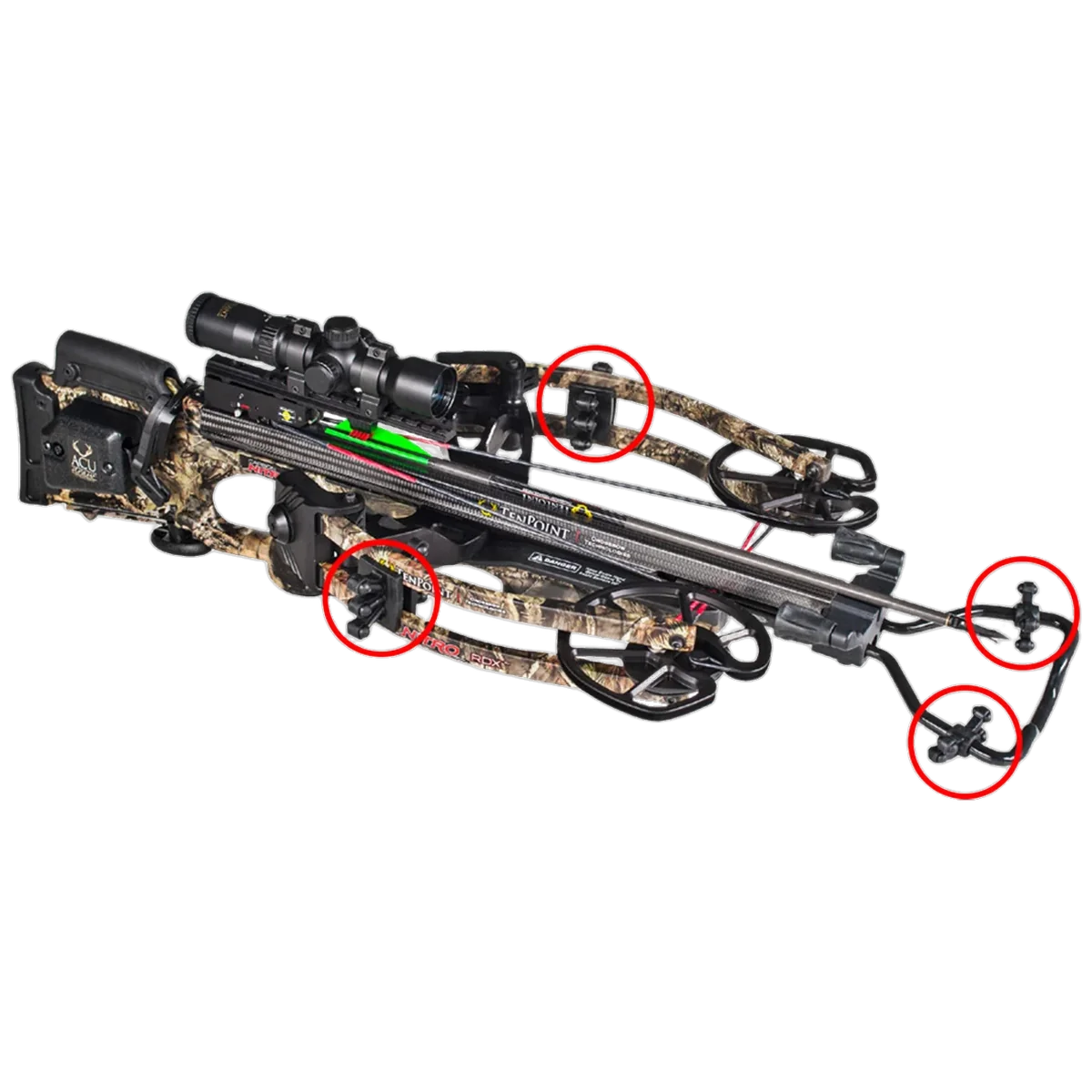 TenPoint Universal Limb and Foot Stirrup Silencing Package (f/ all TP & WR ) - Image 2