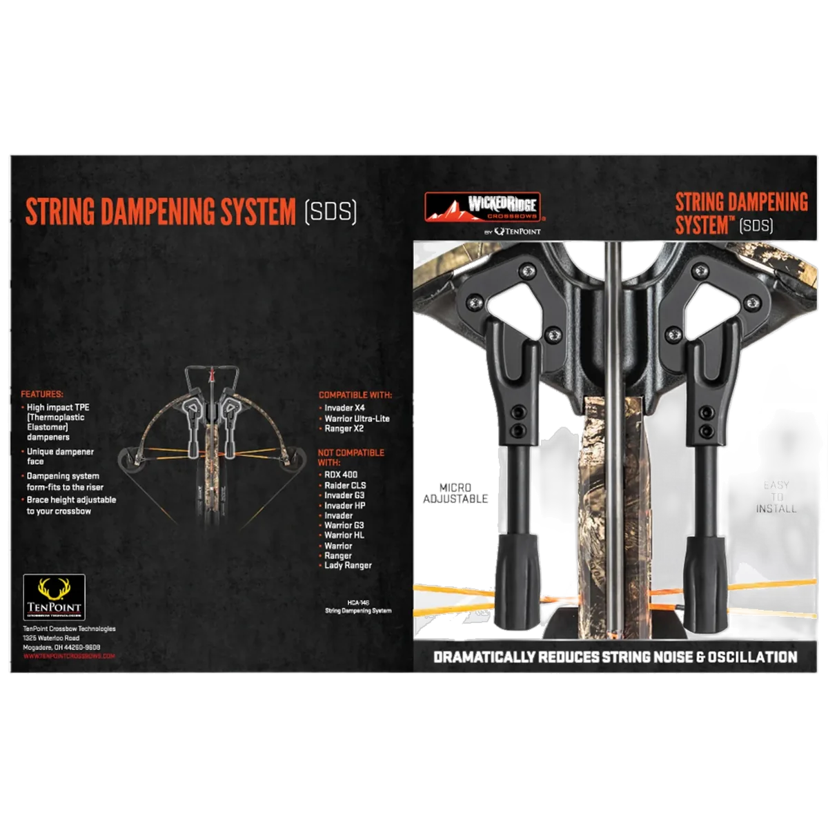 TenPoint Wicked Ridge SDS (f/Raider, Invader, Rampage & Blackhawk) - Image 3