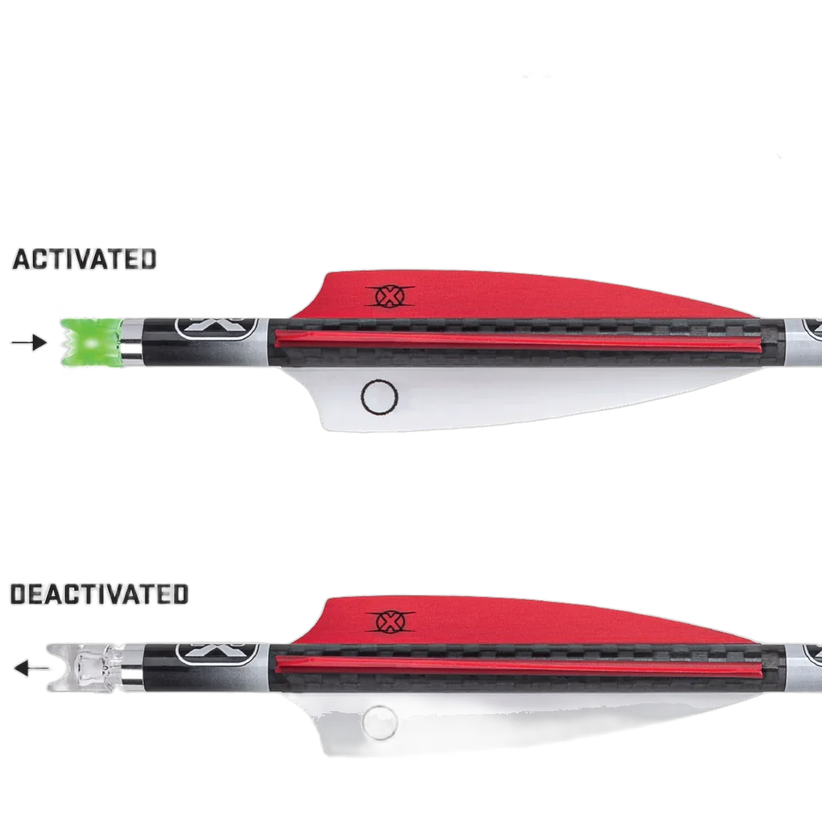 TenPoint Pro Elite 400 Alpha-Blaze Carbon Arrows, 20", .003", 36 Pack - Image 3