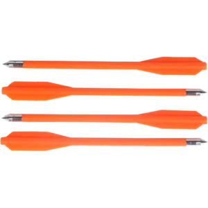 Man Kung 6.5 inch plastic crossbow bolts 12-pack Orange
