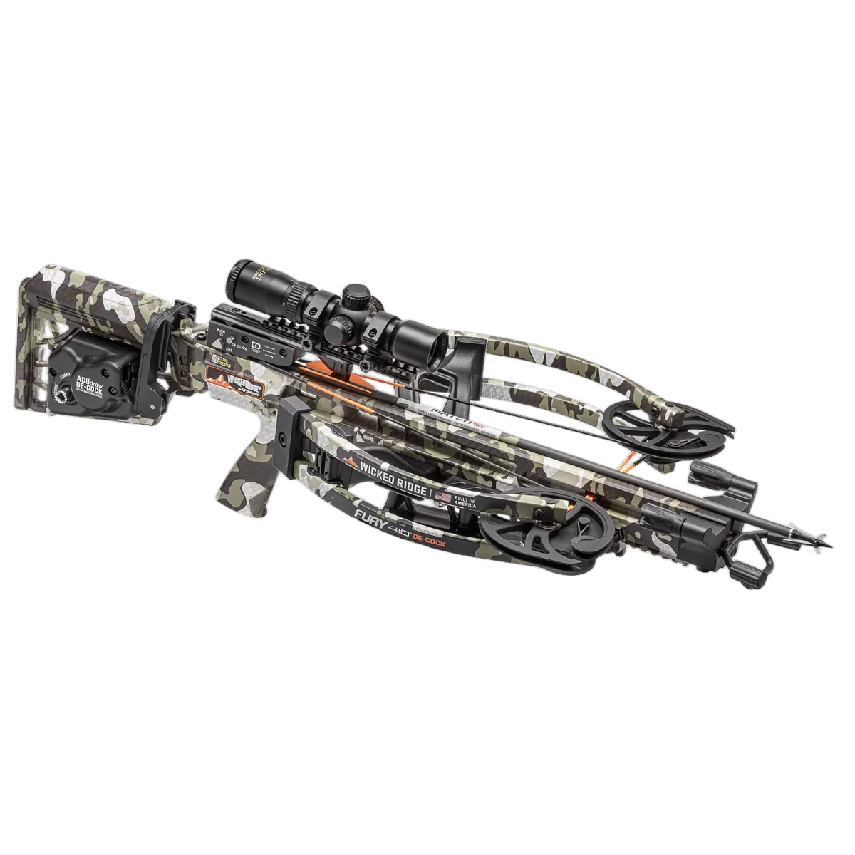 Wicked Ridge Fury 410 De-Cock, ACUdraw De-Cock, RangeMaster 100 Scope - Image 3