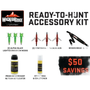 Wicked Ridge Accessory Kit (CenterPunch, Alpha-Blaze, Sling, Lubes)