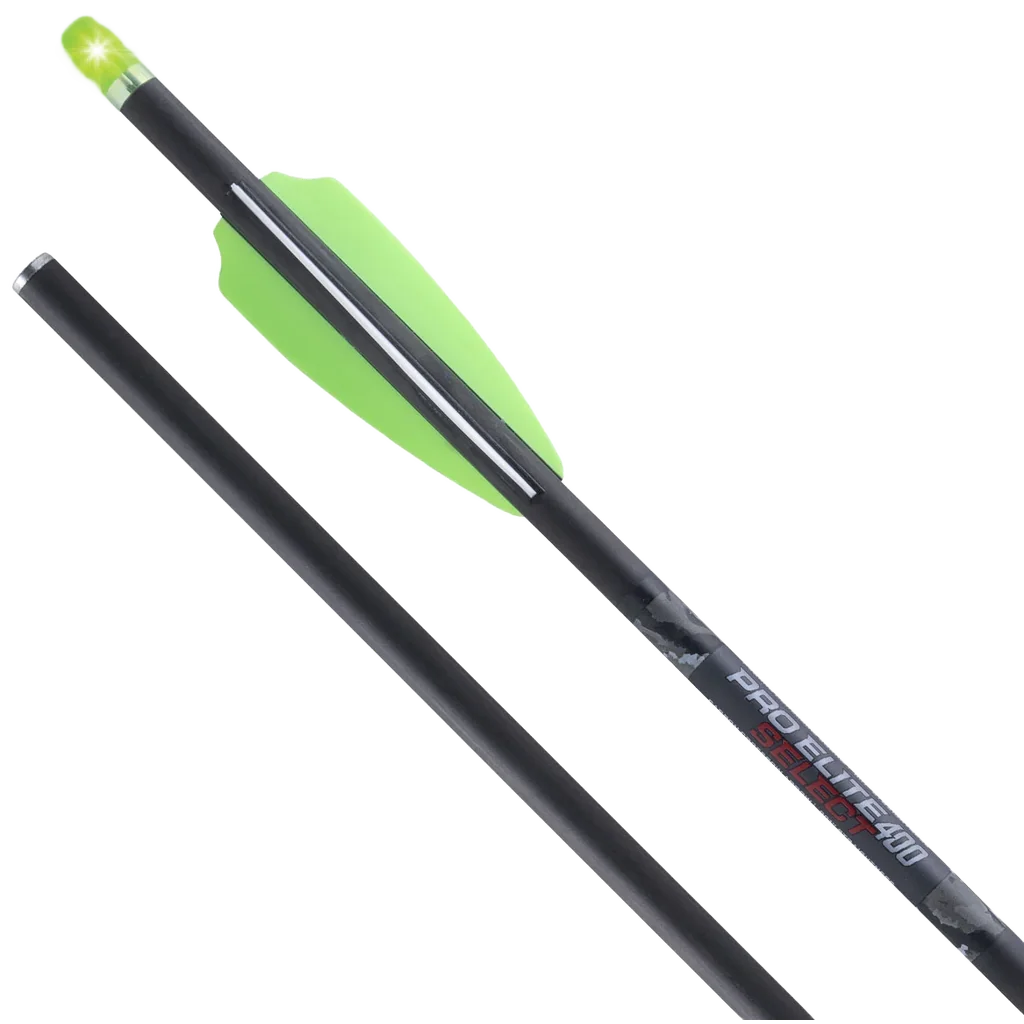 TenPoint Pro Elite 400 Select Alpha-Blaze Carbon Arrows, 20", .001"