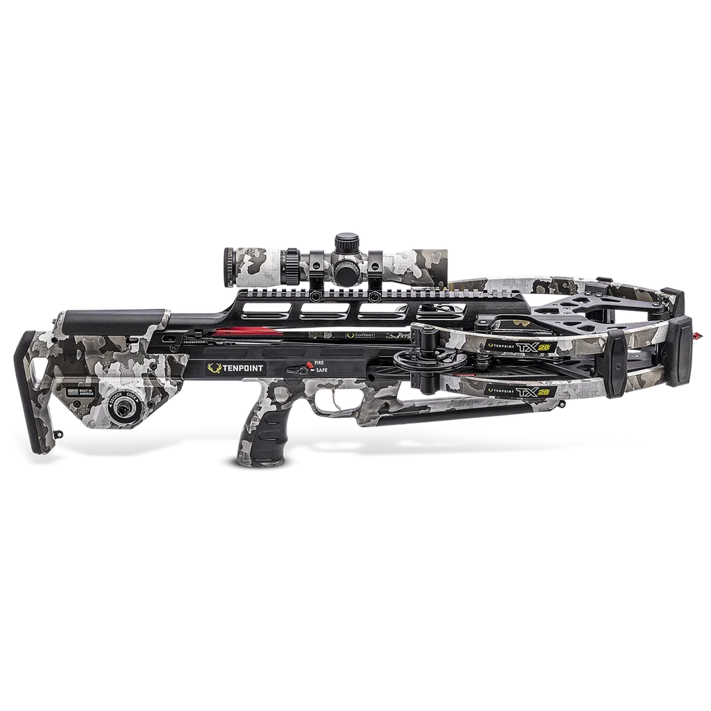 TenPoint TX 28, ACUslide MAXX, RangeMaster 100 Black Scope