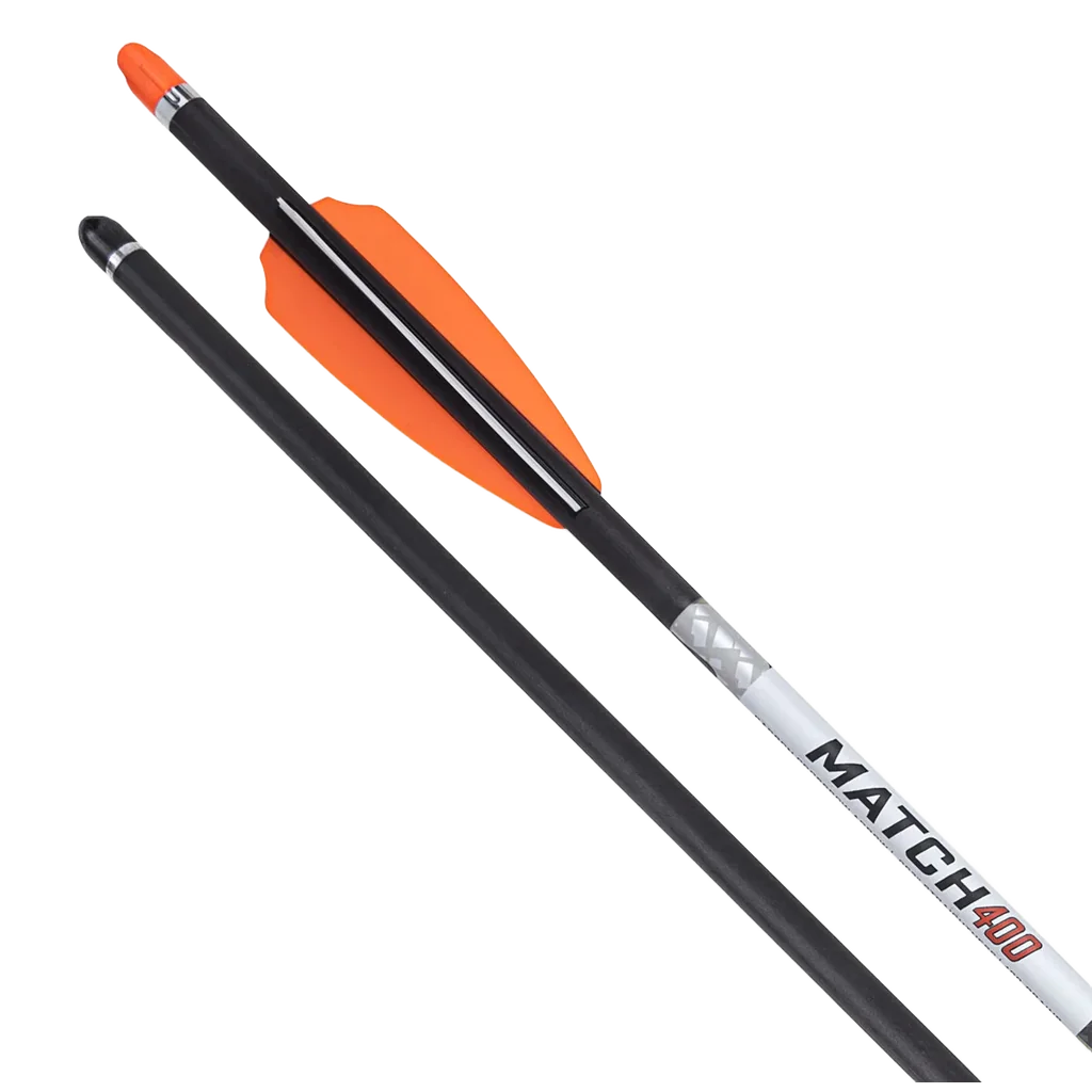 Wicked Ridge Match 400 Carbon Arrows, 20", w/ Alpha-Nock HP .004"